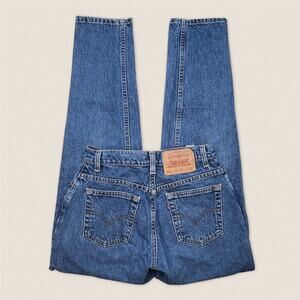 Vintage 90s 551 Levi’s Jeans Relaxed Fit Tapered Leg 8- Size 27 x 30
